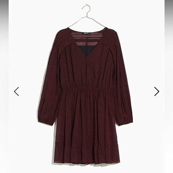 Madewell (Re)sourced Georgette Faux-Wrap Mini Dress* - Picture 1 of 10